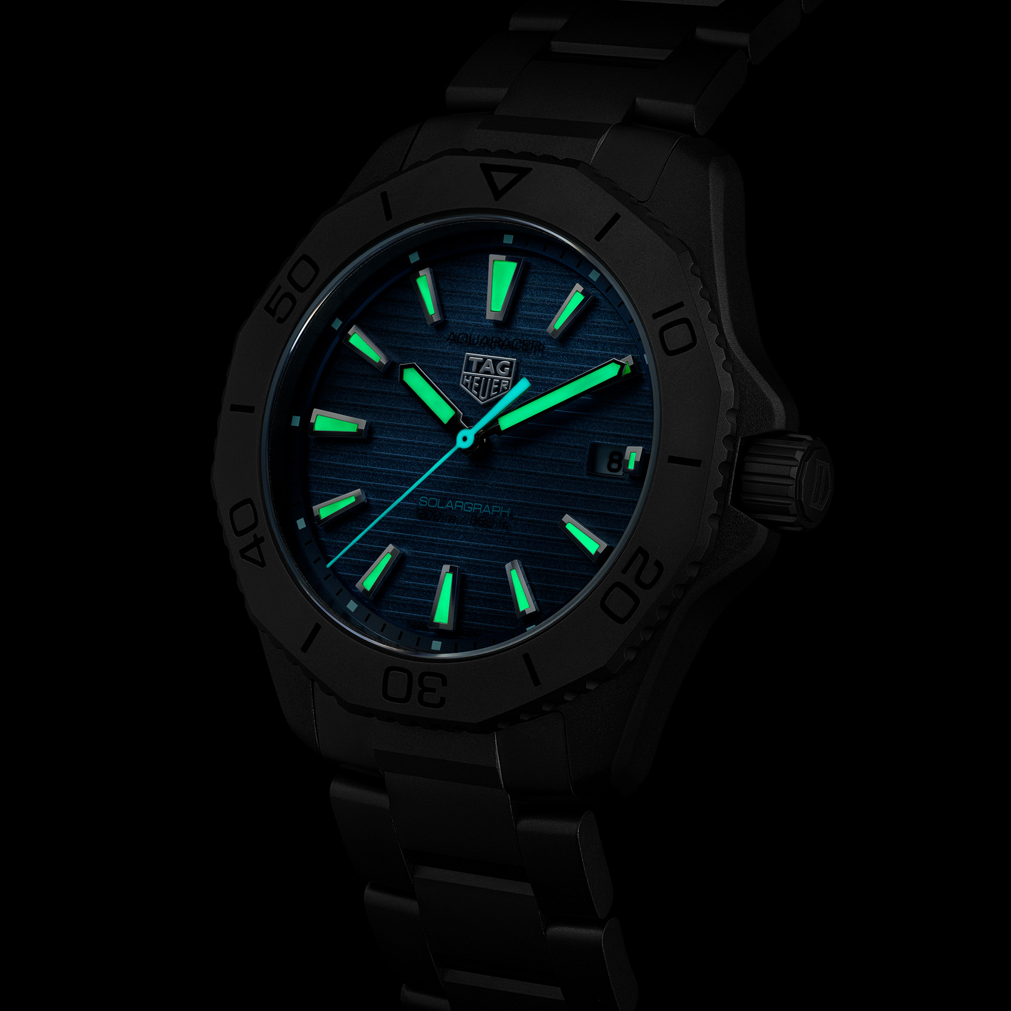 TAG Heuer Aquaracer Professional 200 Solargraph 40 mm Titanium